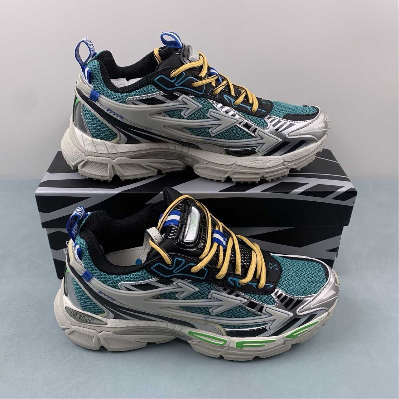 Off-White Be Right Back Blue Green Grey - Afbeelding 2