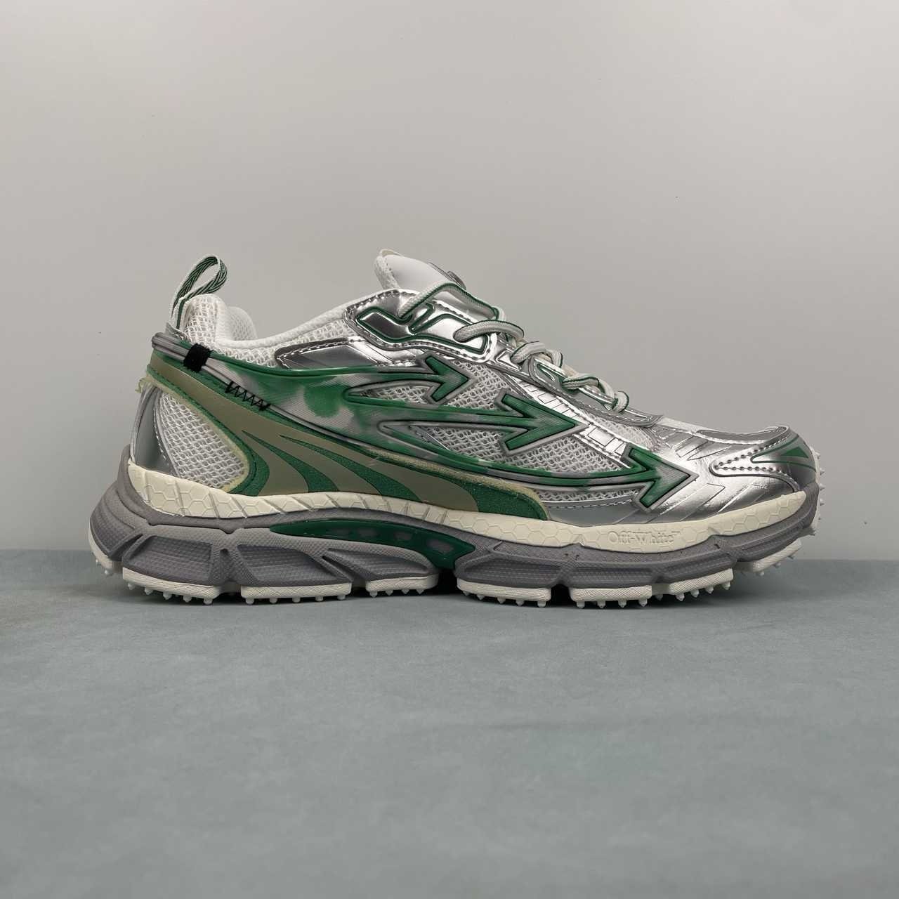 Off-White Be Right Back White Silver White Green - Afbeelding 4