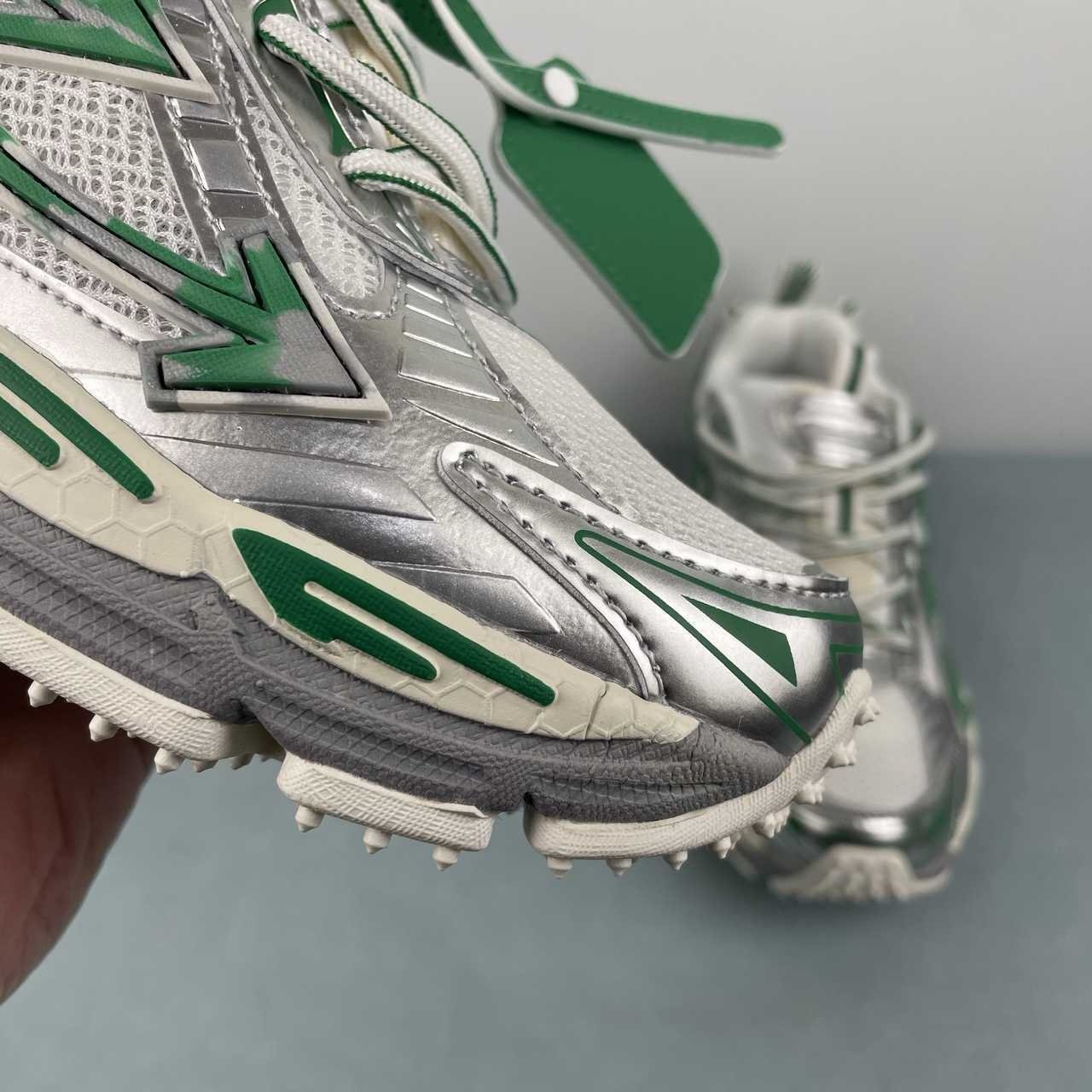 Off-White Be Right Back White Silver White Green - Afbeelding 10