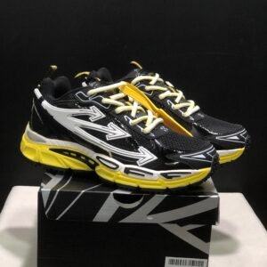 Alternative view of Off-White Be Right Back Black/White Yellow