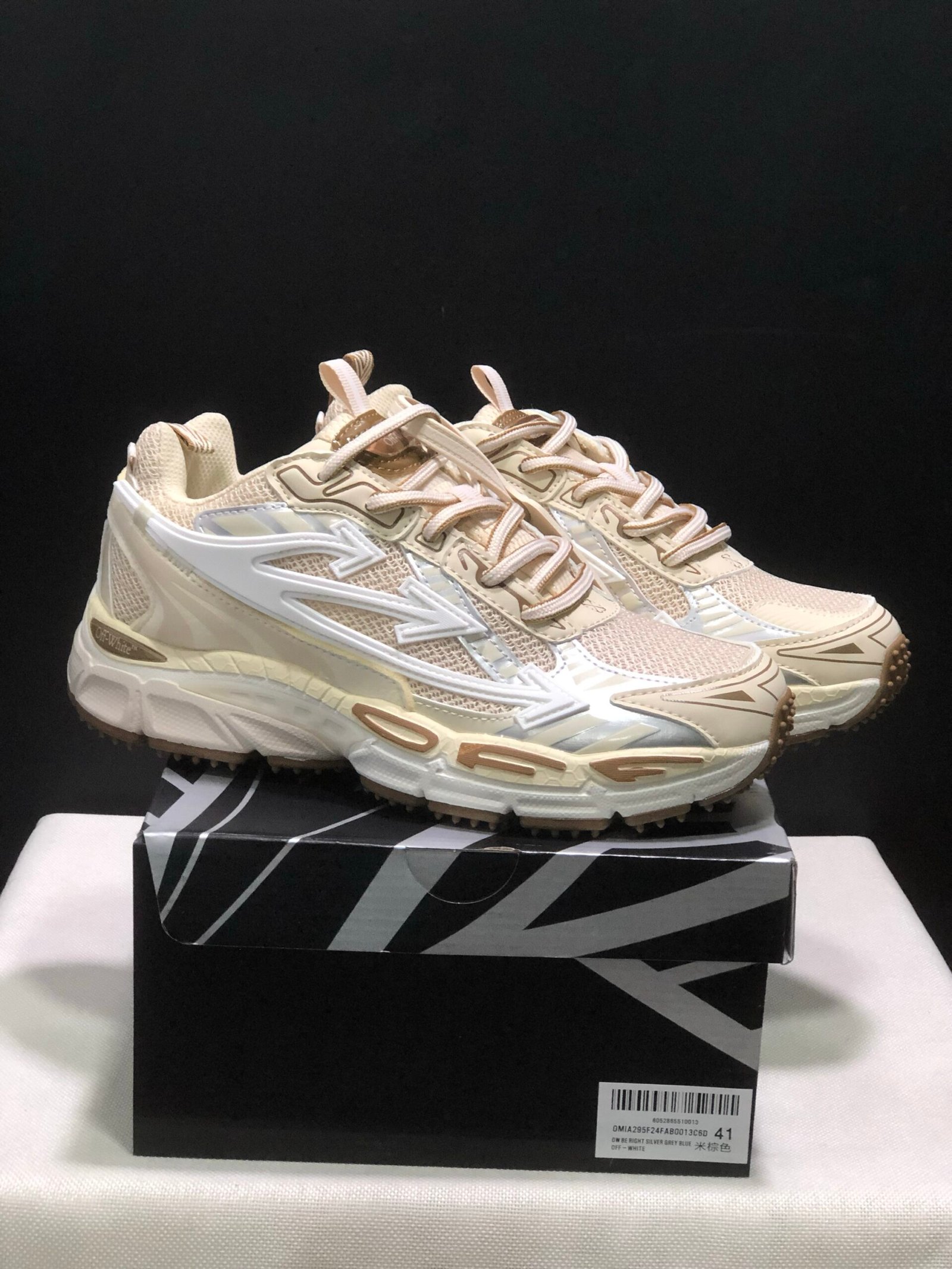 Off-White Be Right Back Beige/White - Afbeelding 9