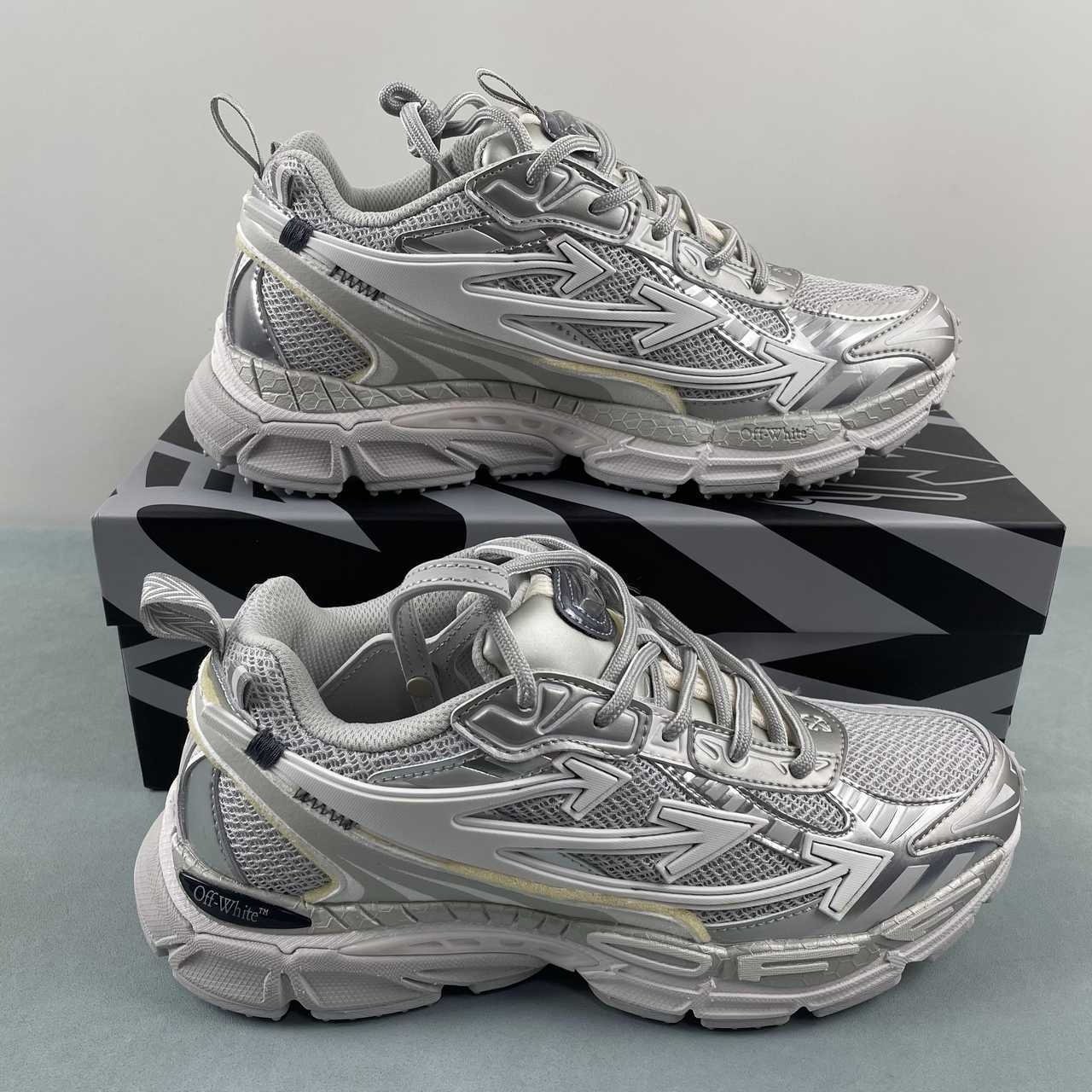 Off-White Be Right Back Silver Metallic - Afbeelding 2