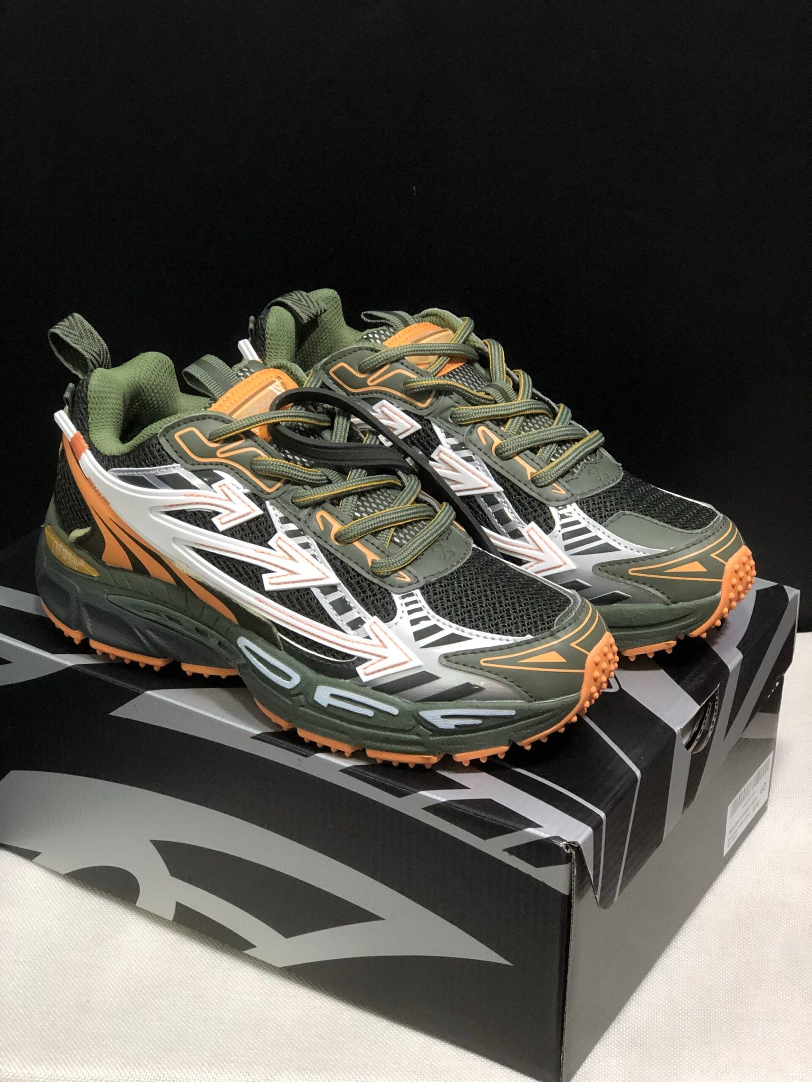 Off-White Be Right Back Military Green Peach - Afbeelding 3