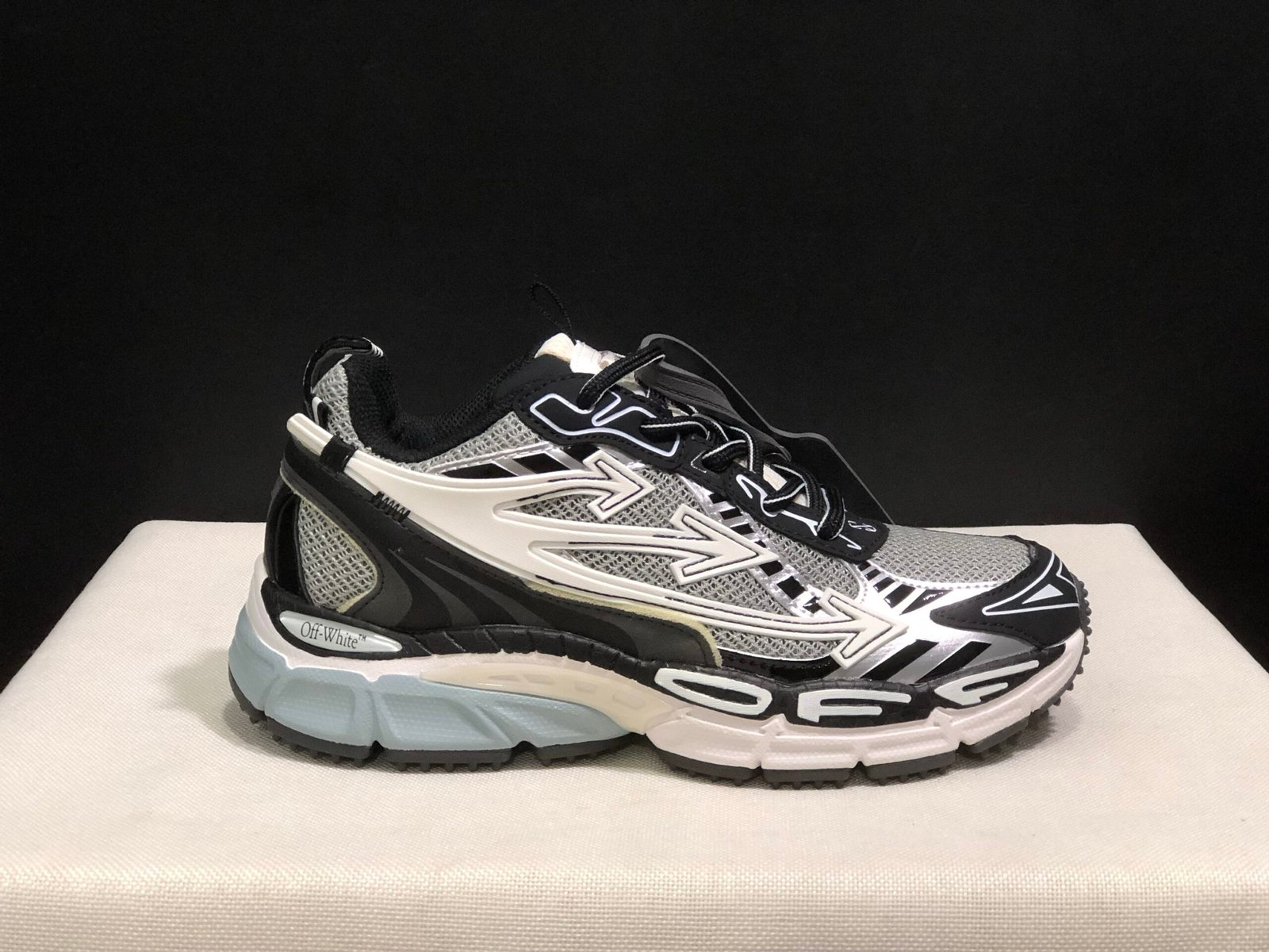 Off-White Be Right Back Silver White Black - Afbeelding 7