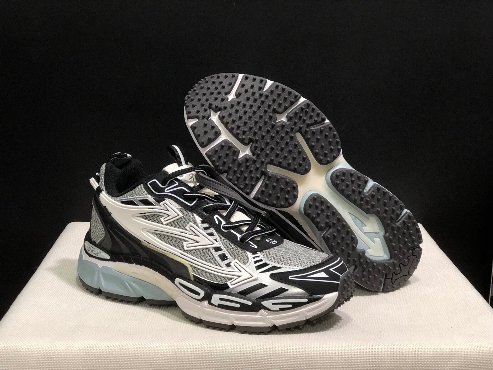 Off-White Be Right Back Silver White Black - Afbeelding 2