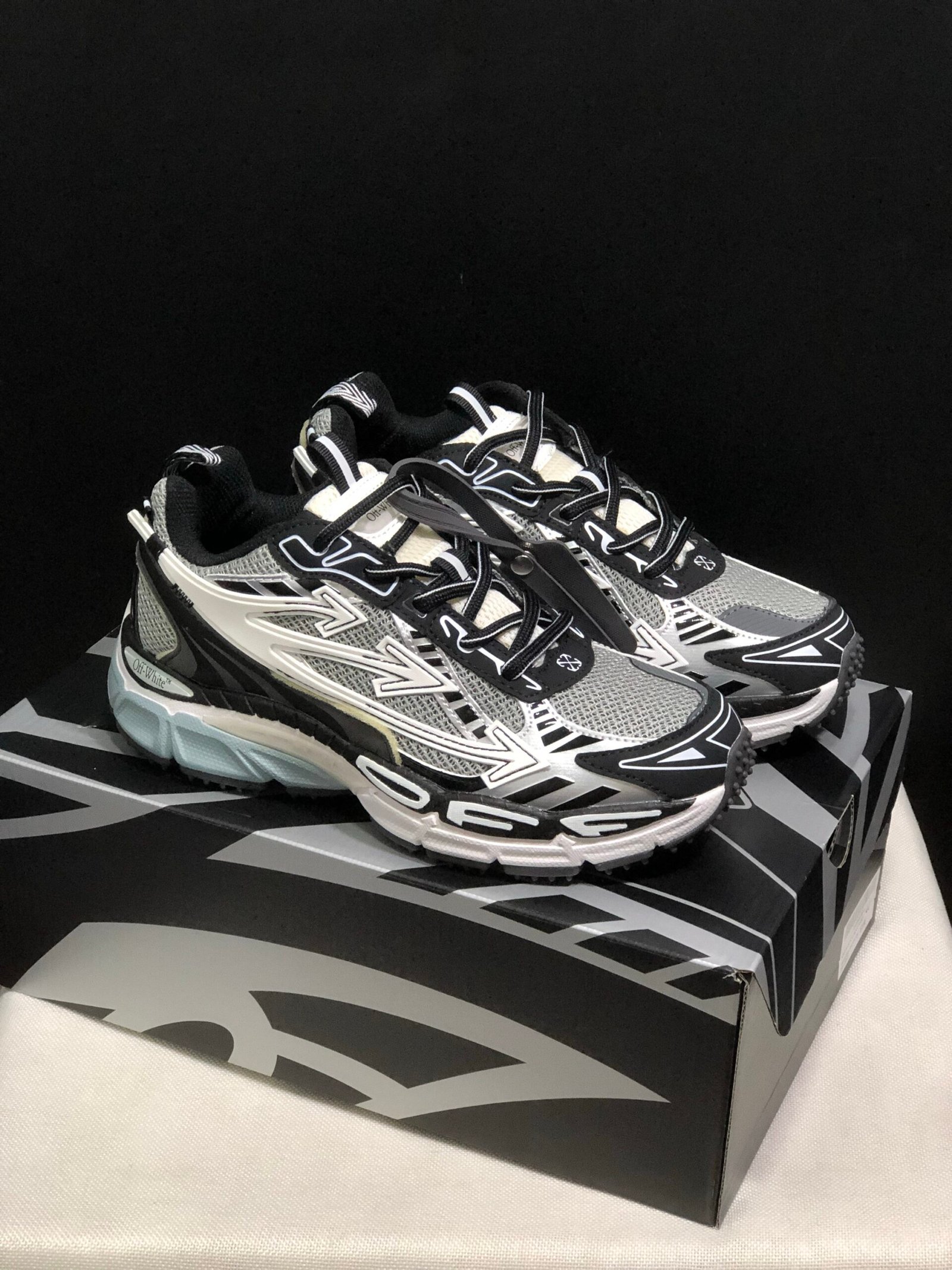 Off-White Be Right Back Silver White Black - Afbeelding 11