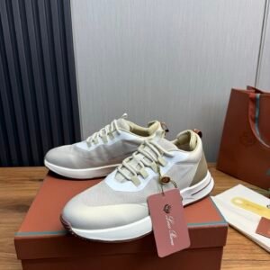 Alternative view of Loro Piana Weekend Walk Technical Mesh Beige