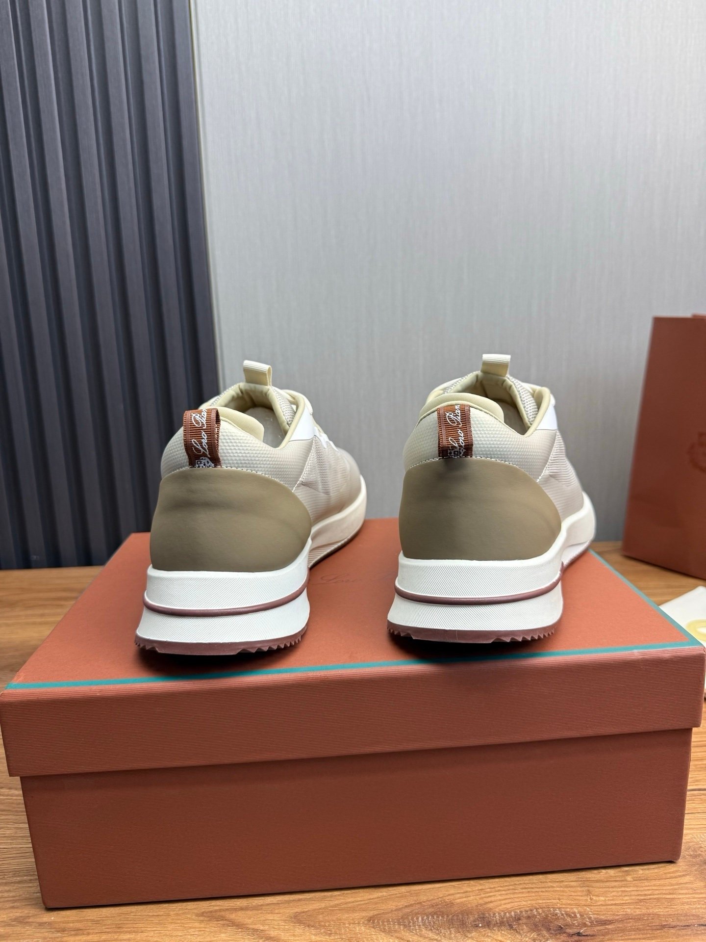 Loro Piana Weekend Walk Technical Mesh Beige - Afbeelding 9