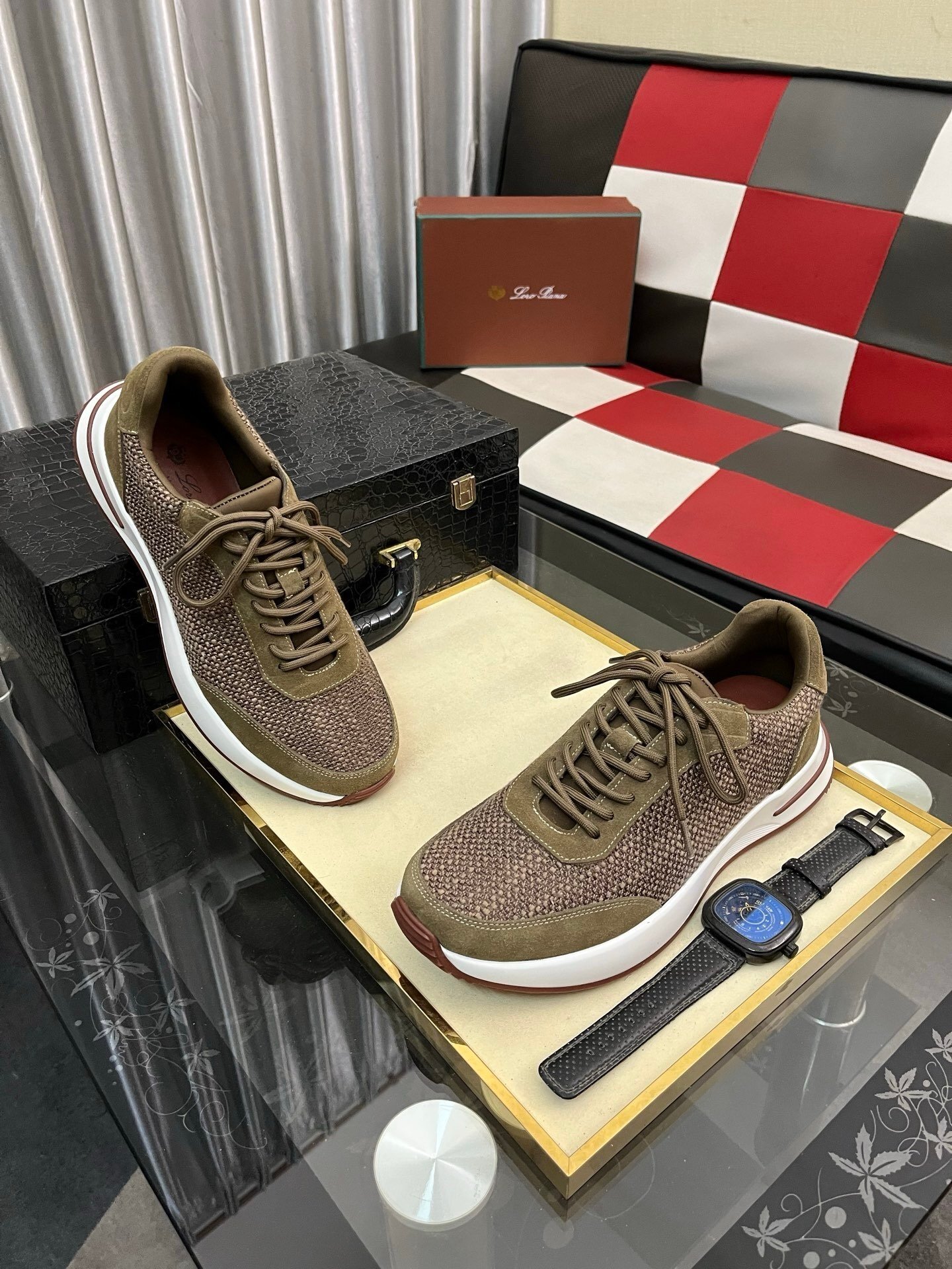 Loro Piana Weekend Walk Pecora Nera Green - Afbeelding 5