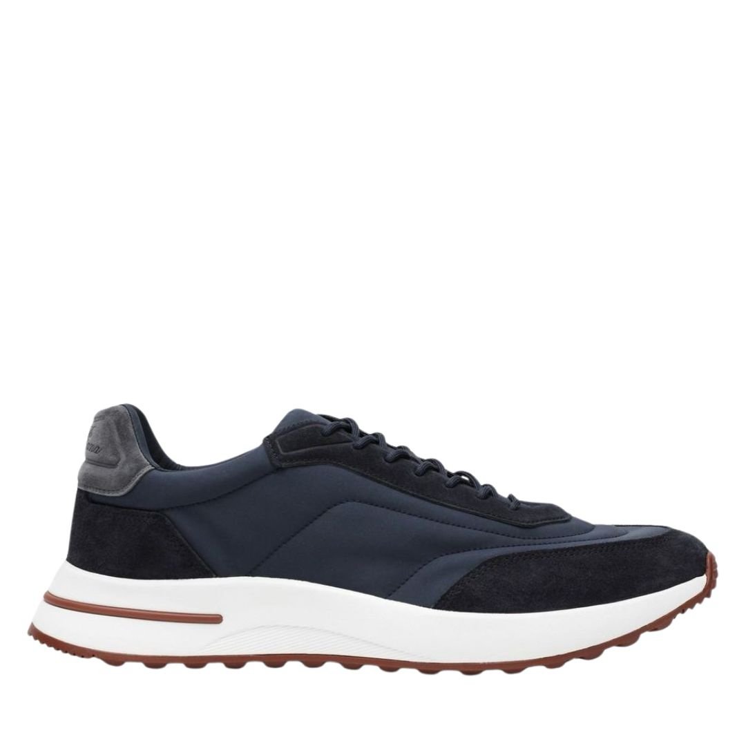 Loro Piana Weekend Walk Suede Navy/Grey