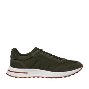 Loro Piana Weekend Walk Suede Dark Green