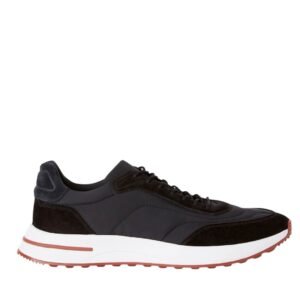 Loro Piana Weekend Walk Suede Black