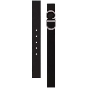 Alternative view of Dior CD Icon Leather Belt In Black