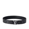 Louis Vuitton LV Initiales Buckle Belt Monogram 40mm Gray/Black