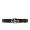 Gucci GG Marmont Leather Belt In Black