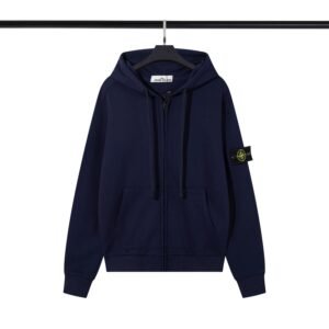 Alternative view of Stone Island Zipped Hoodie Tracksuit Navy