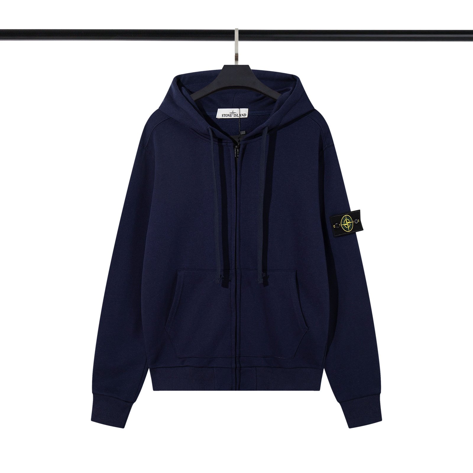 Stone Island Zipped Hoodie Tracksuit Navy - Afbeelding 2
