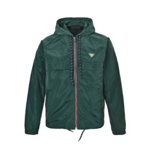 Prada Green  Re-Nylon Blouson Jacket