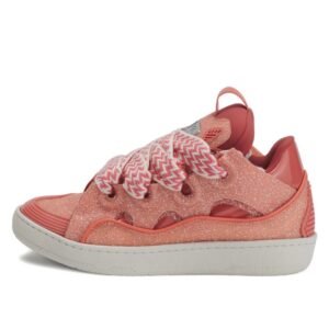 Lanvin Curb Sneaker Pink White