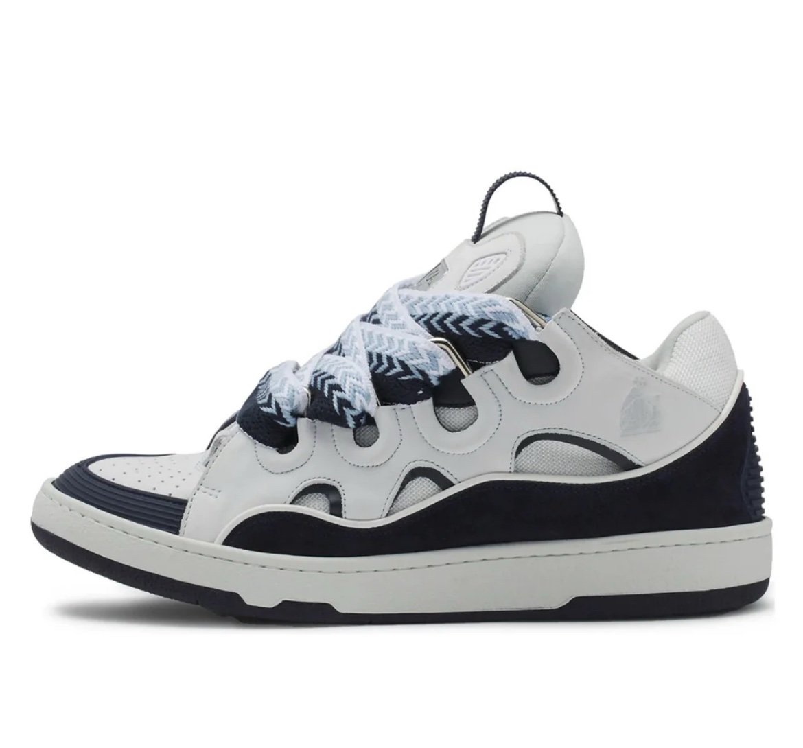 Lanvin Curb Sneaker Black Blue