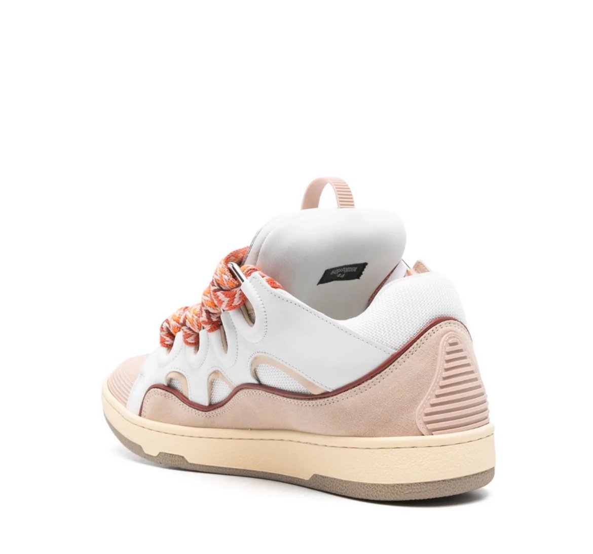 Lanvin Curb Sneaker White Orange Pink - Afbeelding 3