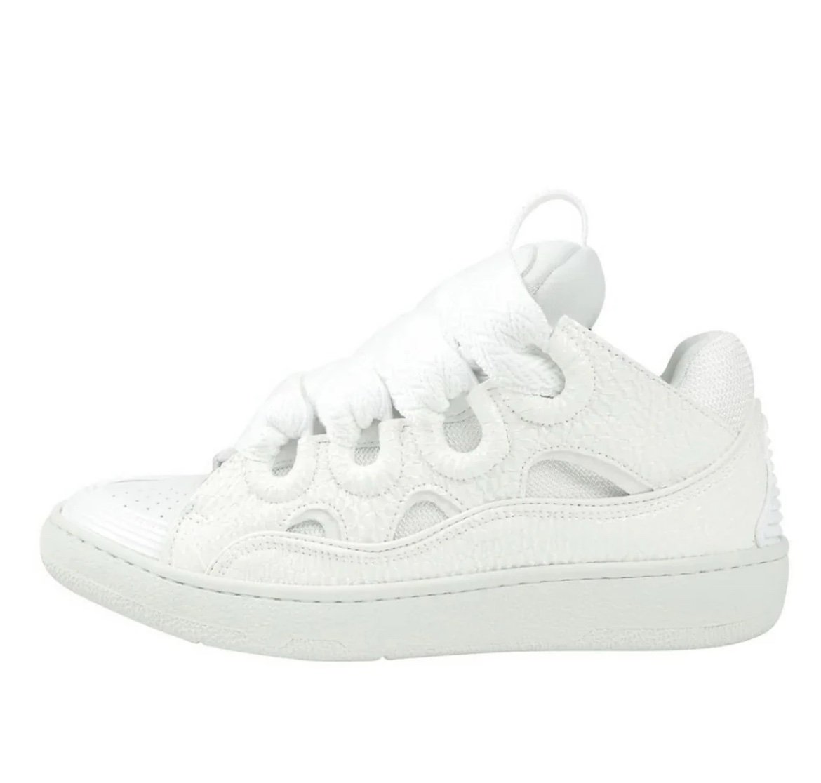 Lanvin Curb Sneaker White