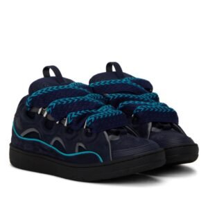 Alternative view of Lanvin Curb Sneaker Navy Blue