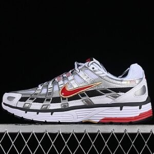 Alternative view of Nike P-6000 White Varsity Red