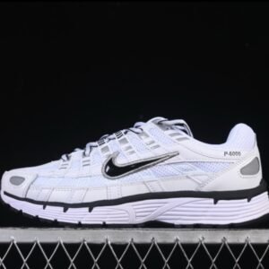 Alternative view of Nike P-6000 White Metallic Silver Black