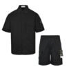 Stone Island 2-Piece Summer Set In Black
