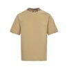 Burberry Trim Cotton T-Shirt In Beige