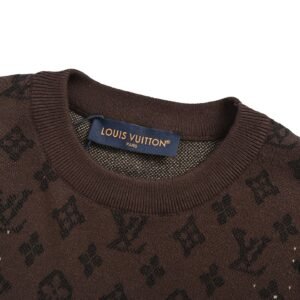 Alternative view of Louis Vuitton Jacquard Short-Sleeved Monogram Crewneck
