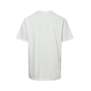 Alternative view of Moncler White Cotton T-Shirt Black Logo