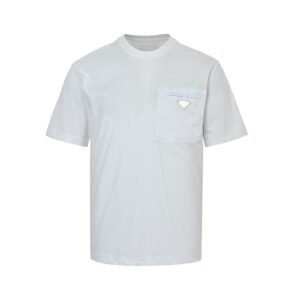 Prada Pocket Logo T-Shirt In White