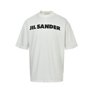Jill Sander Logo Print T-Shirt In White