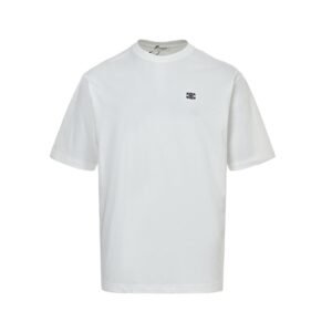 Celine Logo Print T-Shirt In White