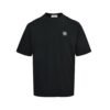 Stone Island Logo Print T-Shirt In Black