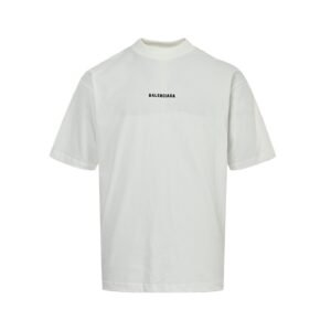 Balenciaga Cotton Logo-print T-Shirt White
