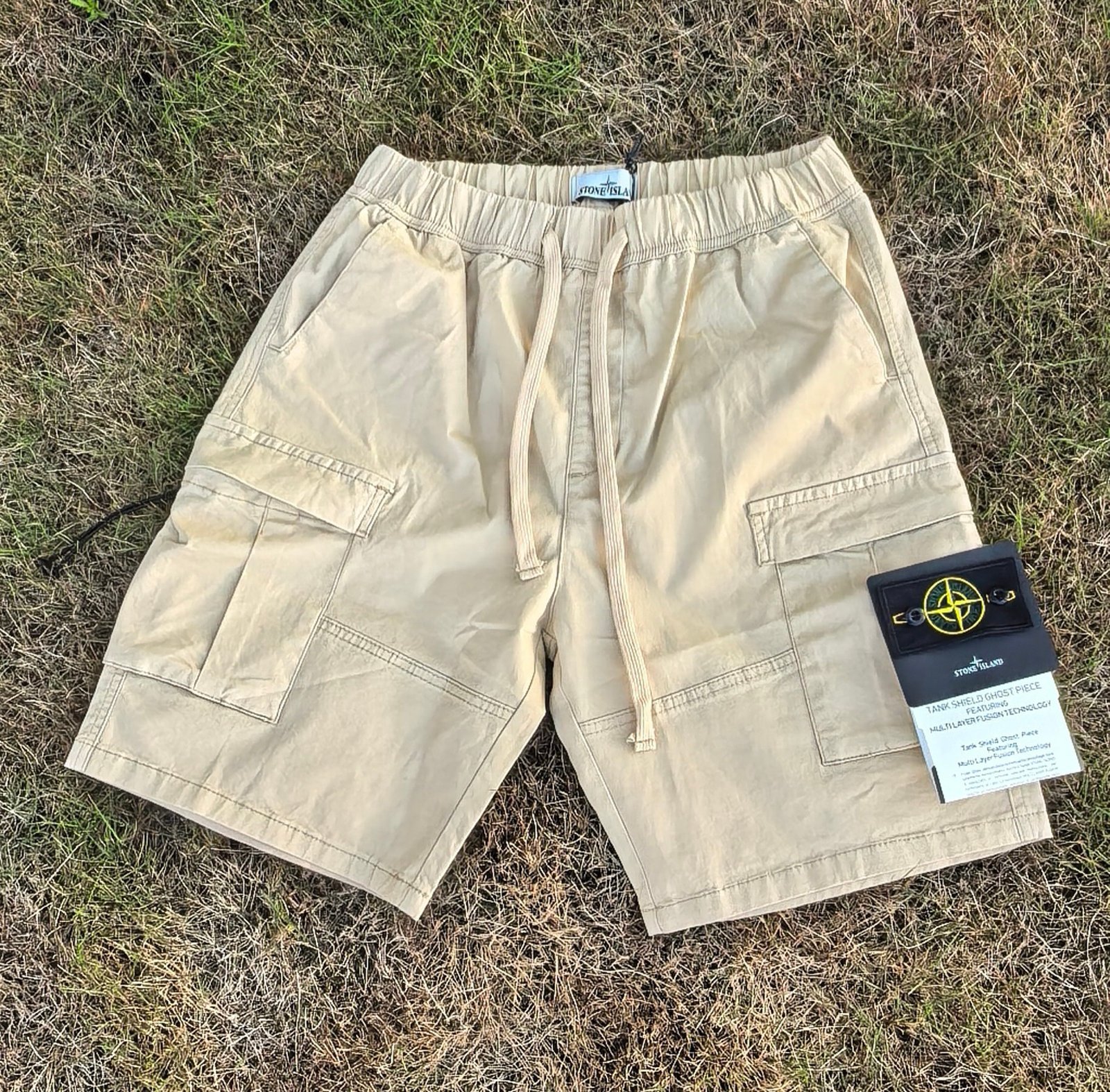 Stone Island 2-Piece Summer Set In Beige - Afbeelding 4