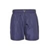 Prada Middle Logo Swim Shorts In Navy