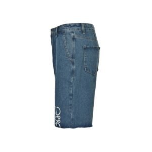 Alternative view of Loewe Anagram Denim Shorts In Blue