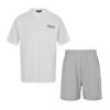 Balenciaga 2-Piece Set In White/Grey