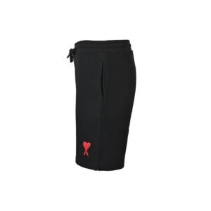 Alternative view of AMI De Paris Tonal ADC Shorts Black/Red