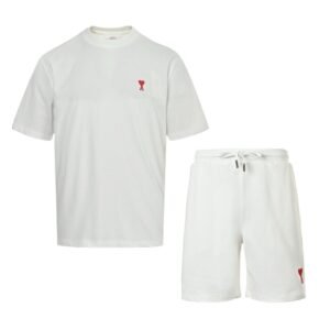 AMI Paris 2-Piece Set In White