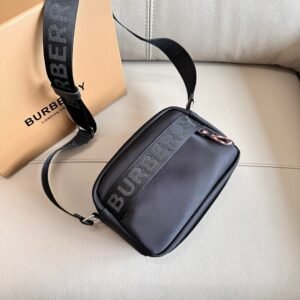 Alternative view of Burberry Nylon Logo Detail Crossbody Bag Black