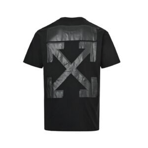 Off-White Rubber Arrow Slim Tee In Black