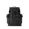 Louis Vuitton Christopher MM Backpack Monogram Taurillon Leather Black