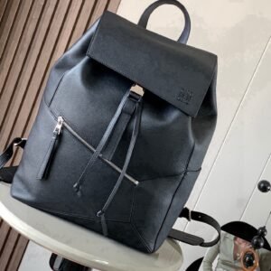 Alternative view of Loewe Men’s Puzzle Leather Backpack Black