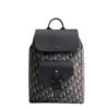 Christian Dior Oblique-Jacuard Saddle Backpack