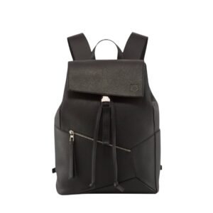 Loewe Men’s Puzzle Leather Backpack Black